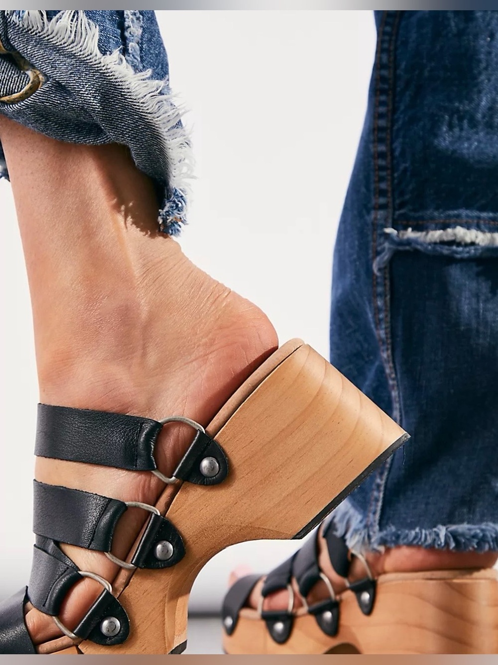Free People Virgo Strappy Clogs